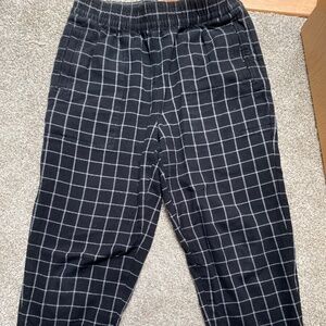 Madewell windowpane trousers